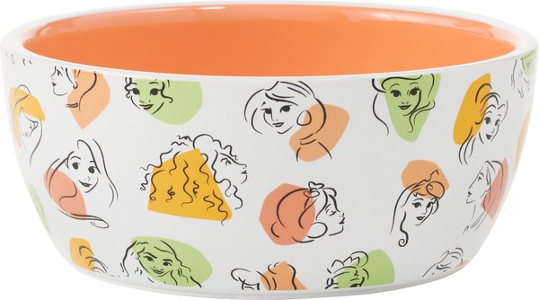 Disney Princesses Non-Skid Ceramic Cat Bowl, 1 cup slide 1 of 6