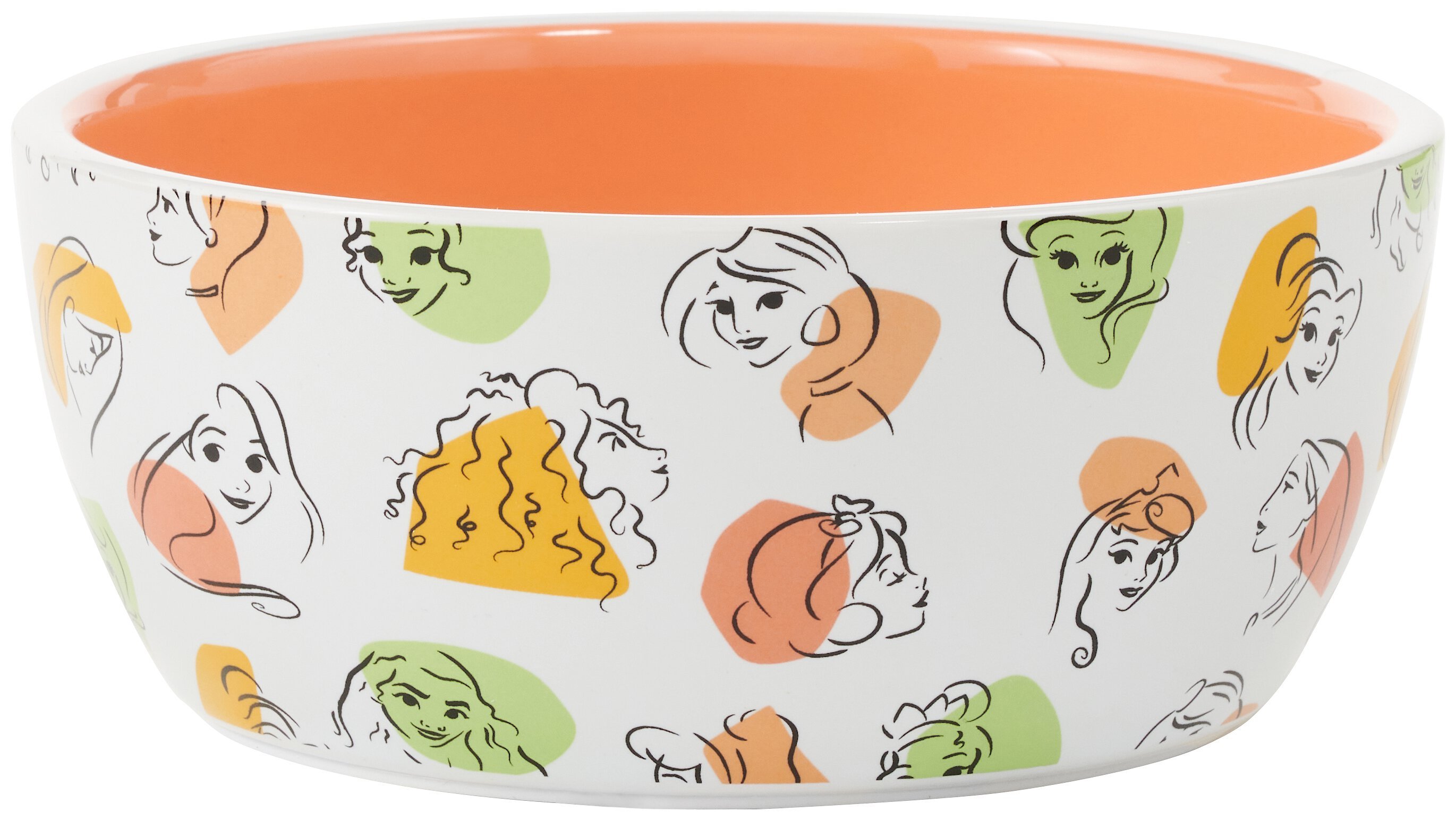 Disney Princesses Non-Skid Ceramic Dog & Cat Bowl