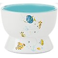 Pixar Finding Nemo Short Shape Non-Skid Elevated Ceramic Cat Bowl, 1 cup