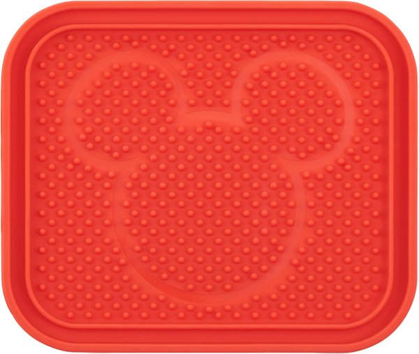 Disney Mickey Silicone Dog & Cat Treat Lick Mat, Red slide 1 of 5