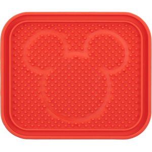 Disney Mickey Silicone Dog & Cat Treat Lick Mat, Red