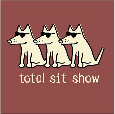 Show full view: Teddy the Dog Total Sit Show Classic T-Shirt, Crimson, X-Large slide 2 of 2