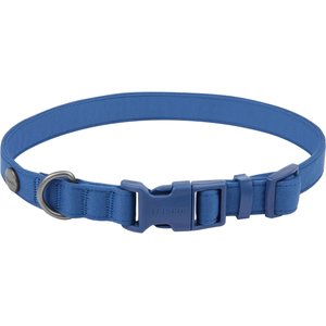 Frisco Monochromatic Dog Collar, True Navy, XS - Neck: 8 - 12-in, Width: 5/8-in