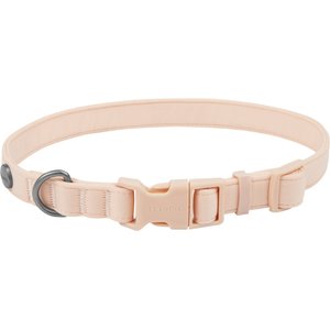 Frisco Monochromatic Dog Collar, French Vanilla ( Soft Beige Pink), XS - Neck: 8 - 12-in, Width: 5/8-in