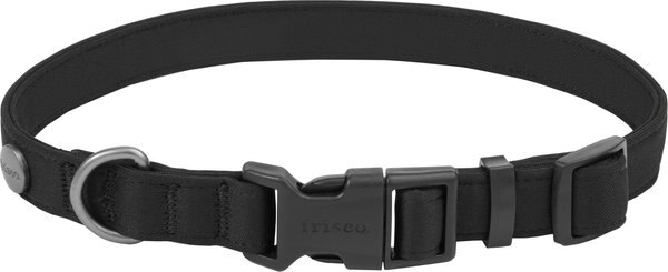 Frisco Comfort Padded Dog Collar, Jet Black, Small - Neck: 10-14-in, Width: 5/8-in slide 1 of 6