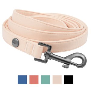 Frisco Comfort Padded Dog Leash, French Vanilla ( Soft Beige Pink), Large - Length: 6-ft, Width: 1-in
