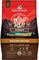 Stella & Chewy's Wild Red Classic Kibble Grain-Free Prairie Recipe Dry Dog Food, 3.5-lb bag