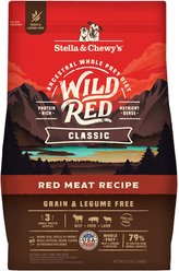 Stella & Chewy's Wild Red Classic Kibble Grain-Free Red Meat Recipe Dry Dog Food, 3.5-lb bag