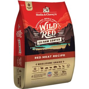 Stella & Chewy's Wild Red Raw Coated Kibble Wholesome Grains Red Meat Recipe Dry Dog Food, 21-lb bag