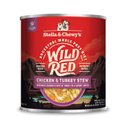 Stella & Chewy's Wild Red Grain-Free Chicken & Turkey Stew Wet Dog Food, 10-oz can, case of 6