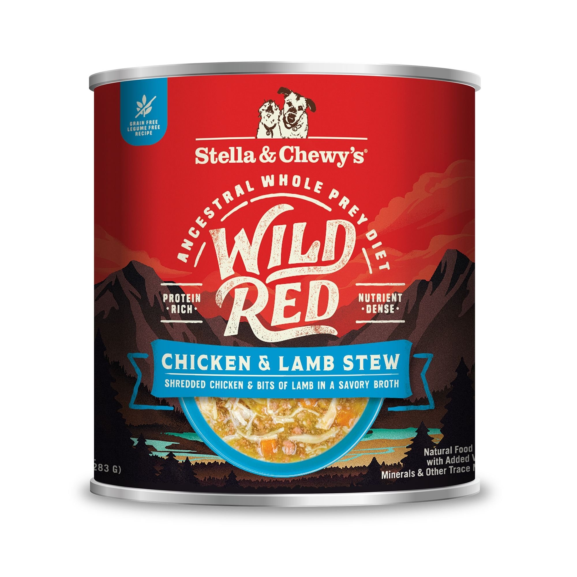 STELLA CHEWY S Wild Red Grain Free Chicken Lamb Stew Wet Dog