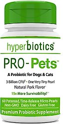 Hyperbiotics PRO-Pets Probiotic Dog & Cat Supplement, 60 count