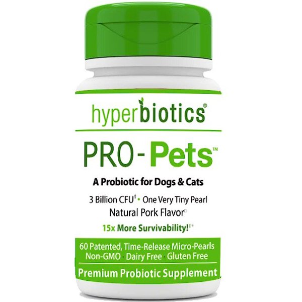 Out of Stock HYPERBIOTICS PROPets Probiotic Dog & Cat Supplement, 60