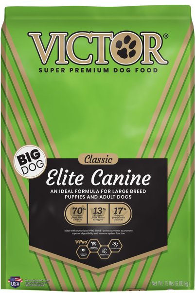 VICTOR Classic Elite Canine Dry Dog Food, 15-lb bag slide 1 of 8