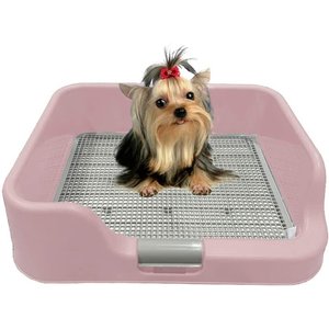 PS KOREA Indoor Dog Potty Tray, Pink