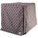 Molly Mutt Clark Gable Dog Crate Cover, Gray, 54-in