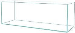 Lifegard Aquatics Crystal Bookshelf Aquarium, 6-gal
