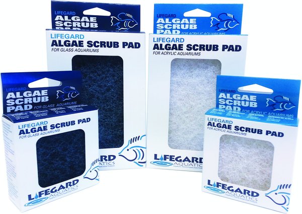 Lifegard Aquatics Glass Aquarium Algae Pad, Blue, Small slide 1 of 1