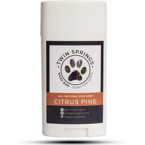 Twin Springs Bark Bar Citrus Pine Scented Dog Soap Stick, 2.65-oz bar