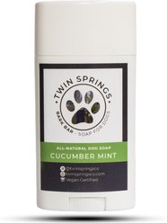Twin Springs Bark Bar Cucumber Mint Scented Dog Soap Stick, 2.65-oz bar