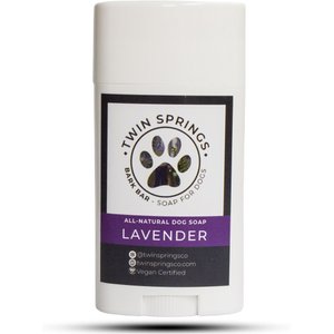 Twin Springs Bark Bar Lavender Scented Dog Soap Stick, 2.65-oz bar
