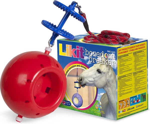 Likit Boredom Breaker Horse Toy, Red slide 1 of 3