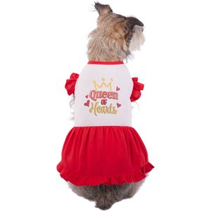 Frisco Queen of Hearts Dog & Cat Dress, X-Large