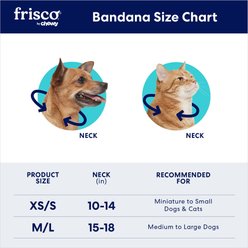 Frisco Love Bites Dog & Cat Bandana, Medium/Large slide 2 of 7
