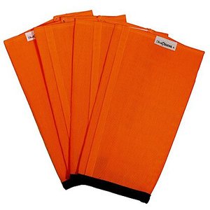 Shoofly Leggins Horse Fly Boots, 4 count, Orange, Small