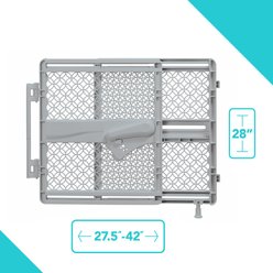 Summer by Ingenuity Indoor & Outdoor Multi Function Walk-Thru Dog Gate, Gray slide 2 of 5