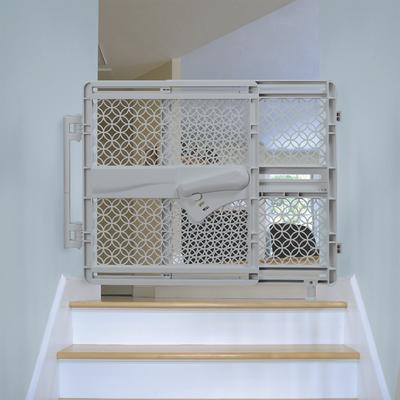 Show full view: Summer by Ingenuity Indoor & Outdoor Multi Function Walk-Thru Dog Gate, Gray slide 5 of 5