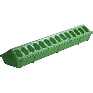 Little Giant Flip-Top Poultry Ground Feeder, Lime Green