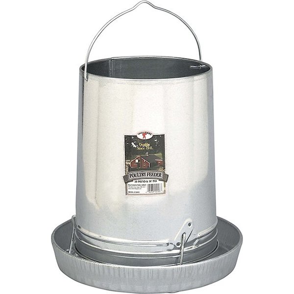 Little Giant Metal Reel Top Poultry Ground Feeder, 18