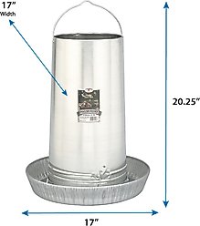 Little Giant Hanging Metal Poultry Feeder, 40-lb slide 2 of 2