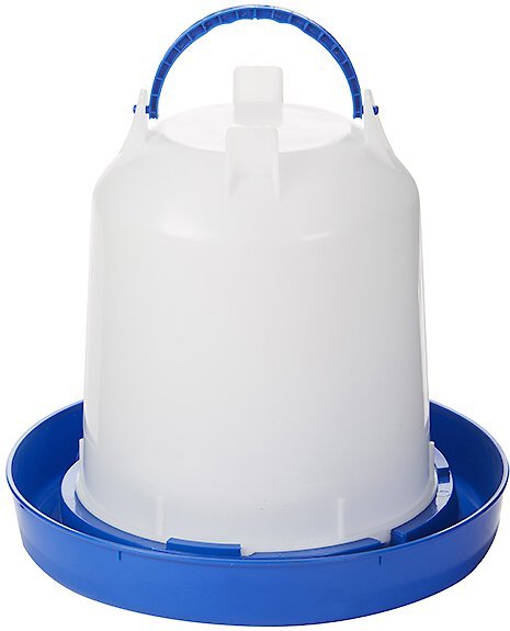 Little Giant Durable Plastic Poultry Waterer for Ducks, 3-gal