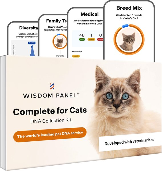 Wisdom Panel Complete Cat DNA Test slide 1 of 7