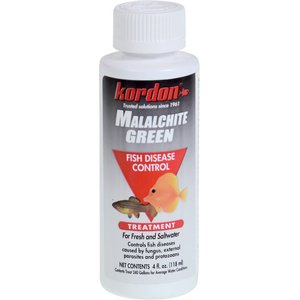Kordon Malachite Green Fish Disease Control Aquarium Treatment, 4-oz bottle