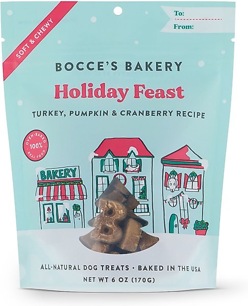 Bocce's Bakery Holiday Feast Soft & Chewy Dog Treats