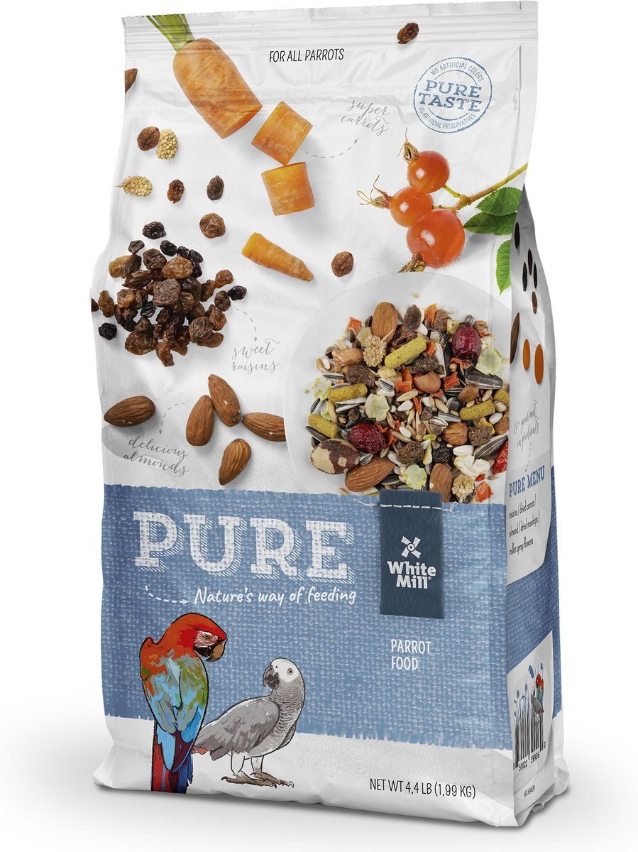 White Mill PURE Parrot Food, 4.4-lb bag