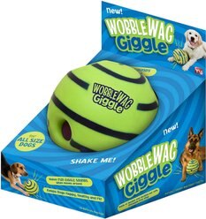 As Seen on TV Wobble Wag Giggle Ball Toy + Bones & Chews Bully Stick 6" Dog Treats slide 2 of 8