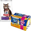 Hill's Science Diet Adult Sensitive Stomach & Skin Chicken & Rice Recipe Dry Food + Fresh Step Triple Action Scented Clumping Clay Cat Litter