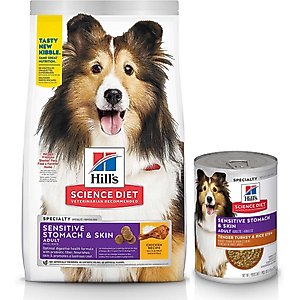 Hill's Science Diet Adult Sensitive Stomach & Sensitive Skin Tender Turkey & Rice Stew Wet Dog Food