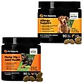 PetHonesty Allergy Support Immunity Strength & Digestive Health + Hemp Mobility Snacks Hip + Joint Support Soft Chews Dog Supplement