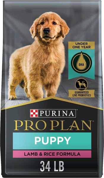Show full view: Purina Pro Plan Puppy Lamb & Rice Formula Dry Food + Wellness Soft Puppy Bites Lamb & Salmon Recipe Grain-Free Dog Treats slide 2 of 8