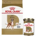Royal Canin Boxer Adult Dry Food + Boxer Loaf in Sauce Canned Dog Food