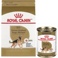 Royal Canin German Shepherd Adult Dry Food + Loaf in Sauce Canned Dog Food