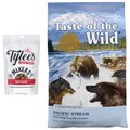 Taste of the Wild Pacific Stream Grain-Free Dry Food + Tylee's Freeze-Dried Mixers for Dogs, Beef Recipe