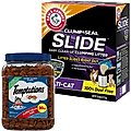 Temptations Savory Salmon Flavor Treats + Arm & Hammer Litter Slide Multi-Cat Scented Clumping Clay Cat Litter