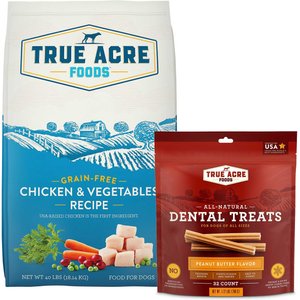 true acre grain free dog food