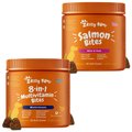 Zesty Paws 8-in-1 Multivitamin Bites + Salmon Bites Skin & Coat Dog Supplement